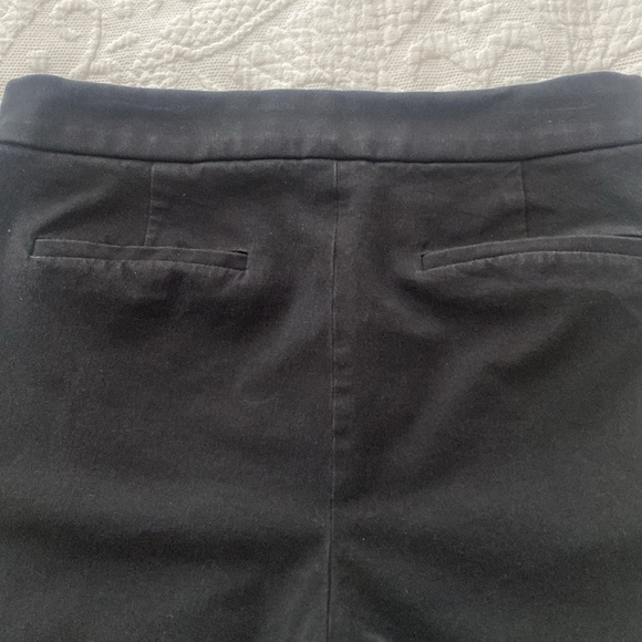 J Crew Petite Women's Cotton-Blend Flare Pants in Black - Picture 4 of 6